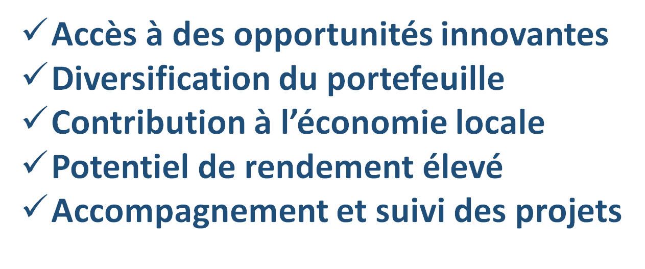 Avantage pour les investisseurs